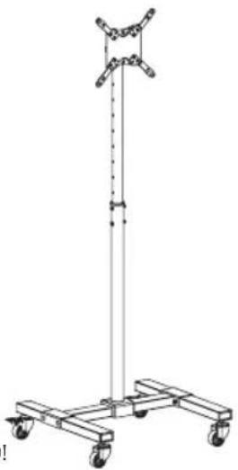 Tripp Lite DMC1342S - Carro Móvil para TV con Ruedas con Bloqueo - 1