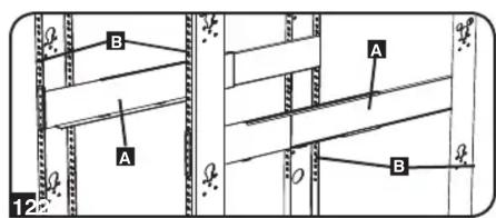 Tripp Lite SRSWITCHDUCT - Avertissement: Ne tentez pas d'installer votre équipement avant d'avoir inséré et serré les vis requises. - 1