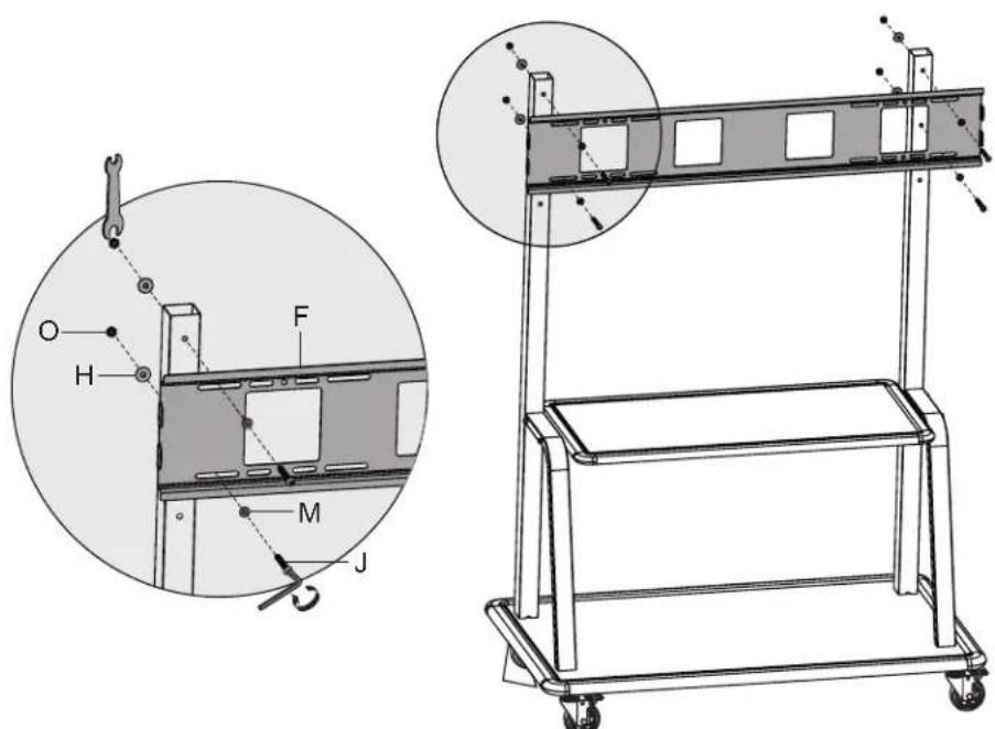 Tripp Lite DMCS60105XXDD - Coloque la placa Universal en las Columnas - 1