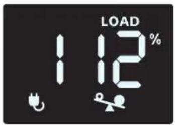 Tripp Lite OMNIVSX1000D - Datos del LCD de Modo de Alimentación de CA En Línea - 5