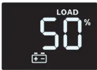Tripp Lite OMNIVSX1000D - Datos del LCD del Modo de Alimentación por Batería - 3