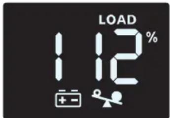 Tripp Lite OMNIVSX1000D - Datos del LCD del Modo de Alimentación por Batería - 5
