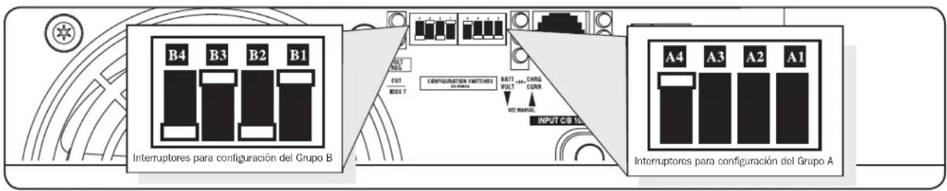 Tripp Lite APS INT2424 - Establecimiento de Interruptores para Configuración - 1