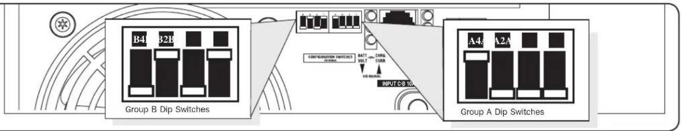 Tripp Lite APSX1250 - Ajuste de los Interruptores para Configuración - 1
