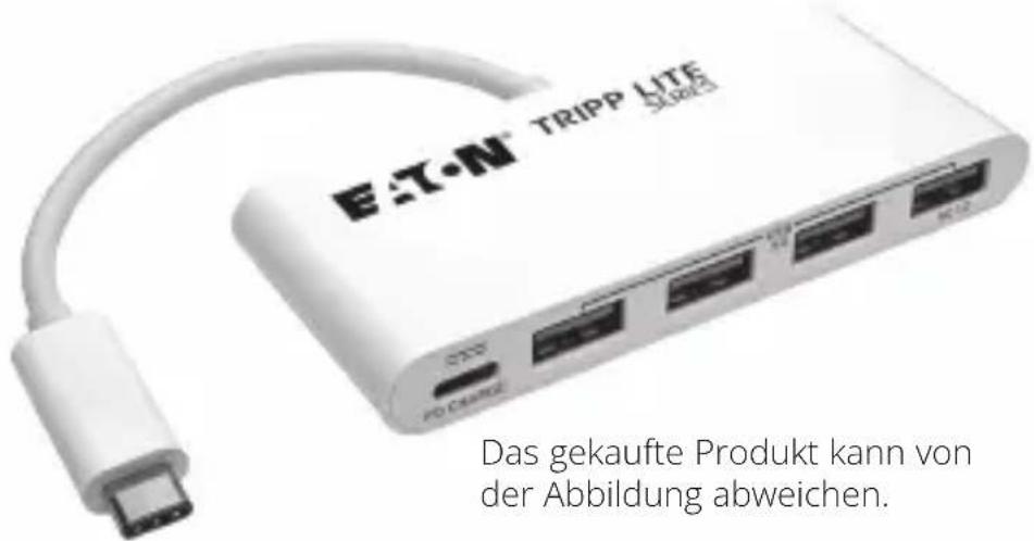 Tripp Lite U4600044AC - USB 3.2 Gen 1 USB-C zu USB-A Hub mit Ladefunktion - 1