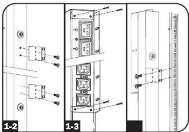 Tripp Lite PDUMNV20HVLX - Montage de l'unité de distribution d'alimentation (PDU) - 6