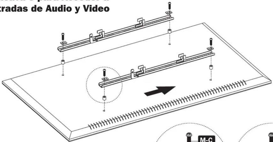 Tripp Lite DMCSP4560HDS - Para Pantallas con Parte Posterior Cóncava o para Acceder a Entradas de Audio y Video - 1