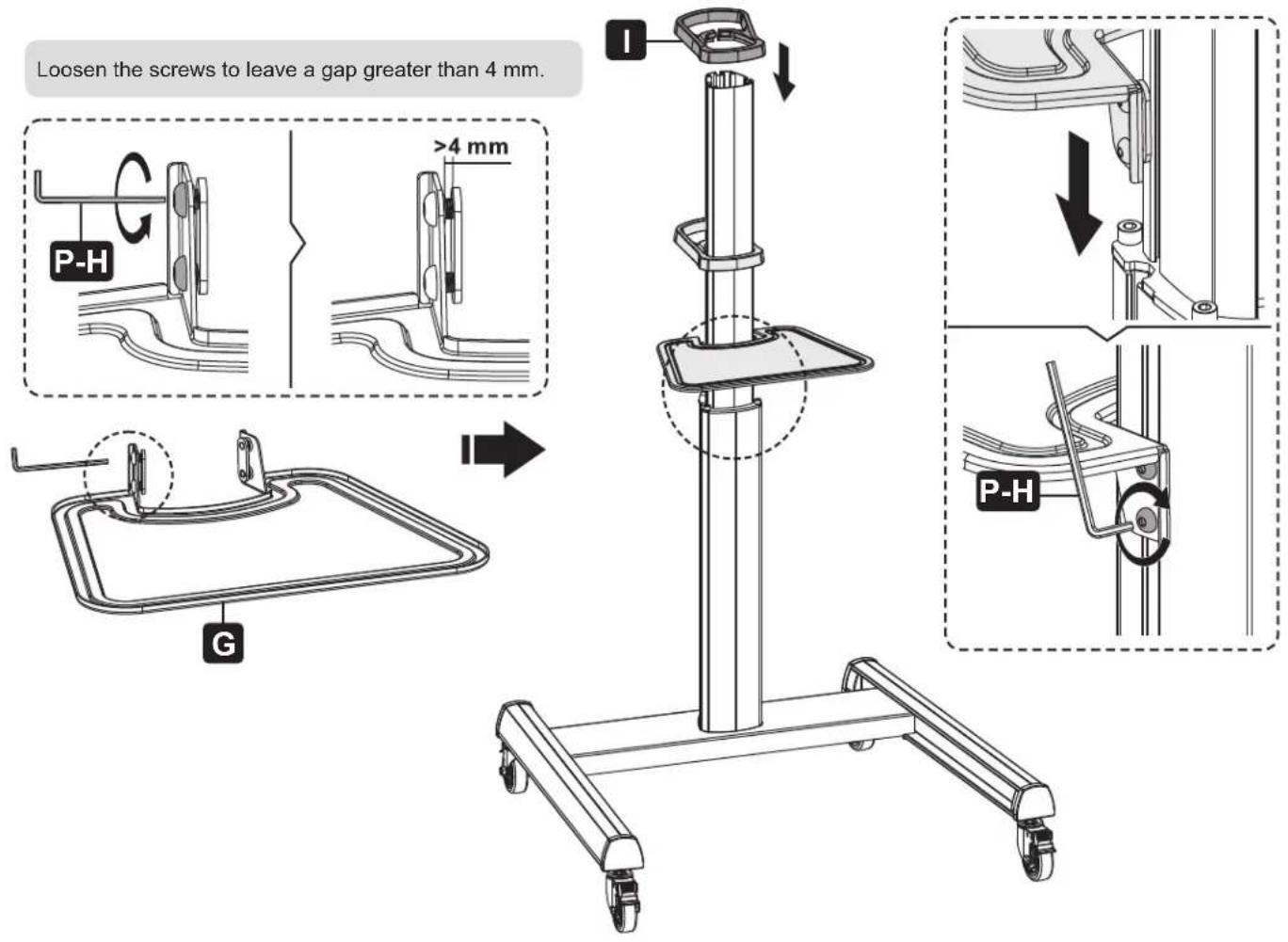 Tripp Lite DMCS3770AMUL - Assemble the AV Equipment Shelf - 2