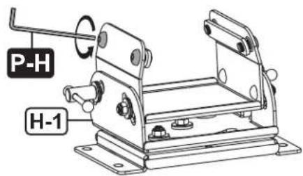 Tripp Lite DMCS3770AMUL - Fixer le connecteur à la colonne - 4