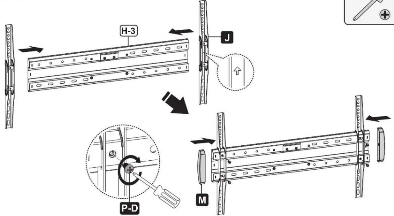 Tripp Lite DMCS3770AMUL - Kpenenne KpoHtTeHa dIe TeneBn3opa K MOHTaXHoI pIacTHe - 2