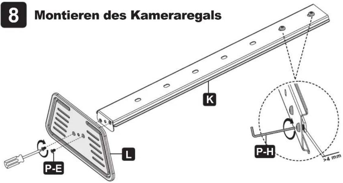 Tripp Lite DMCS3770AMUL - Montieren des Kameraregals - 1