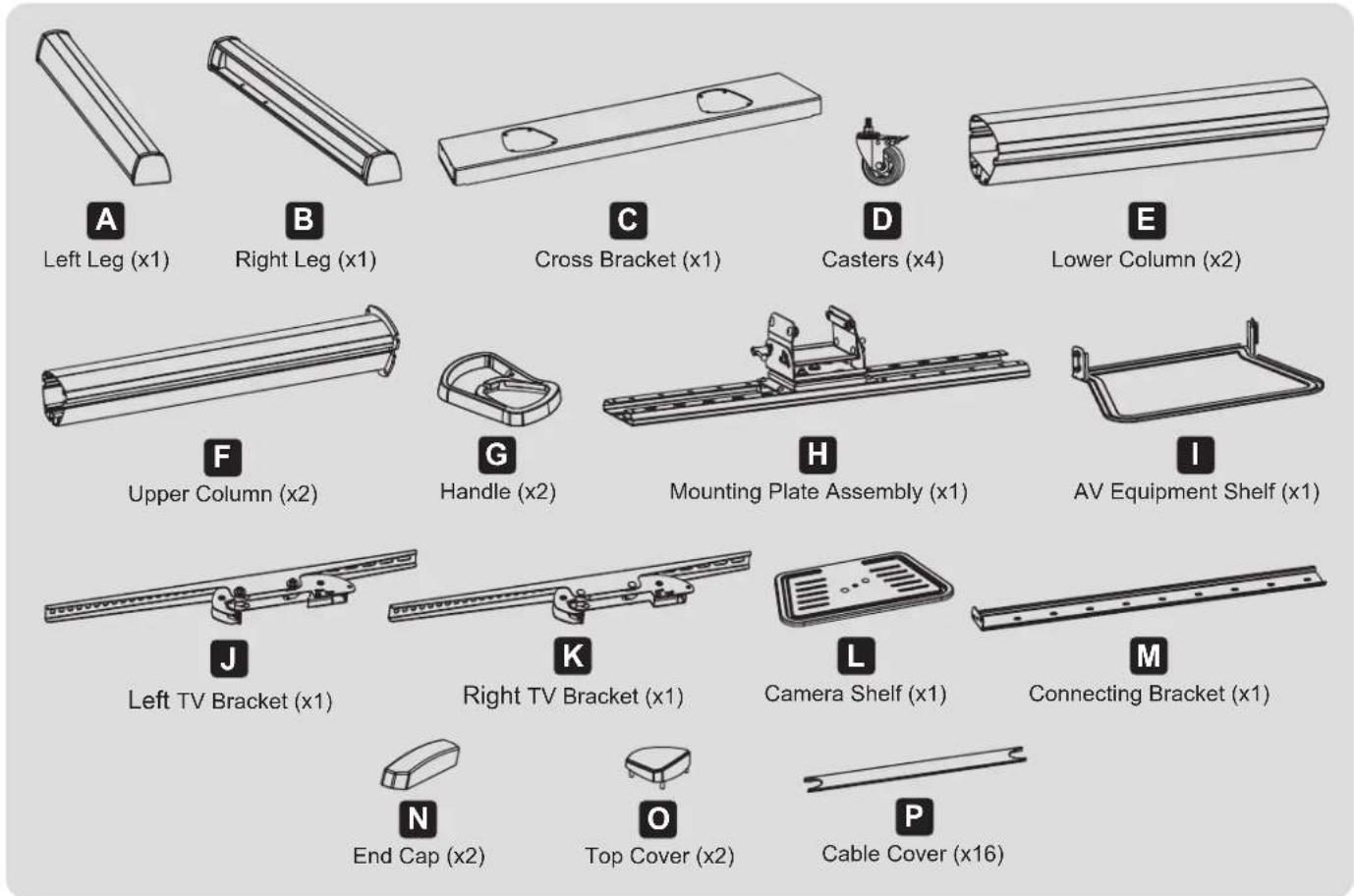 Tripp Lite DMCS70120AMUL - Component Checklist - 1