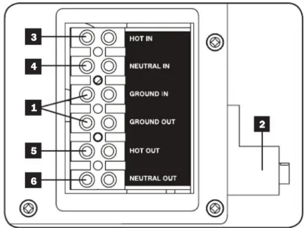 Tripp Lite APSX3024SW - Вывод переменного тока - 1