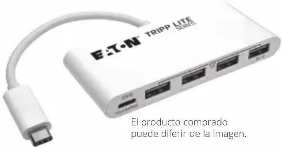 Tripp Lite U4600044ABC - Hub USB 3.2 Gen 1 USB-C a USB-A con Carga - 1