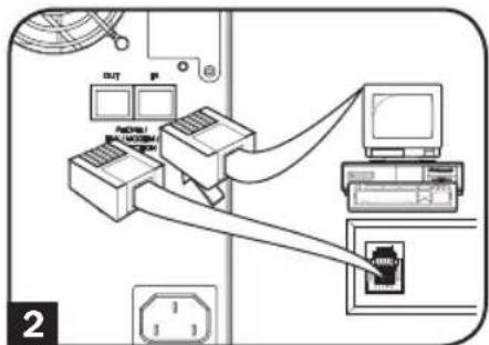 Tripp Lite SMX750SLT - Telephone/Network Protection Jacks - 1