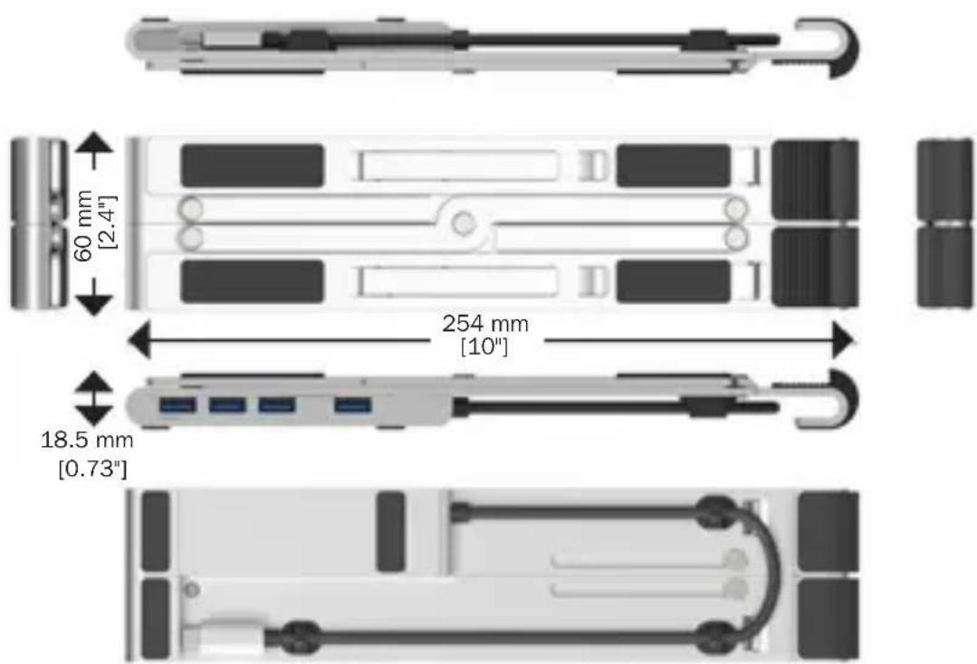 Tripp Lite U460ST44AC - Diagrama del Producto - 1