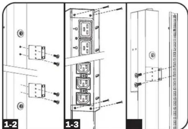 Tripp Lite PDUMNV32HV2LX - Mounting the PDU - 6