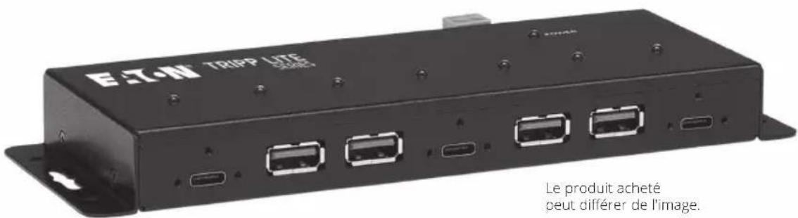 Tripp Lite U4604A3CIND - Hub industriel USB 3.2 Gen 2 à 7 ports - 1