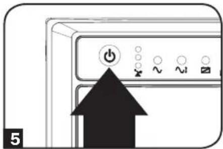Tripp Lite SMX1500SLT - Encienda el UPS. - 1