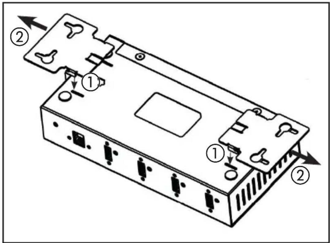 Tripp Lite U360010IND - Montage der Hardware - 1