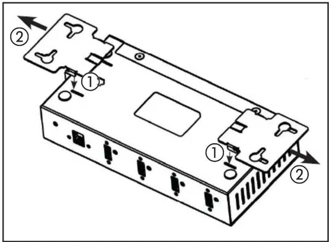 Tripp Lite U360010IND - Installazione dell'hardware di montaggio - 1