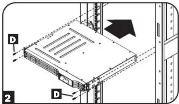 Tripp Lite SMX500RT1U - 4-Post Rack Mounting - 2