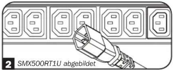 Tripp Lite SMX500RT1U - Schließen Sie Ihre Geräte an die USV an. - 1