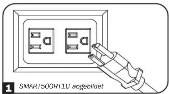 Tripp Lite SMX500RT1U - Schließen Sie die USV an eine Steckdose in einem dedizierten Stromkreis an.\* - 2