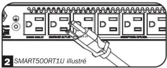 Tripp Lite SMX500RT1U - Mettre l'onduleur sous tension. - 2