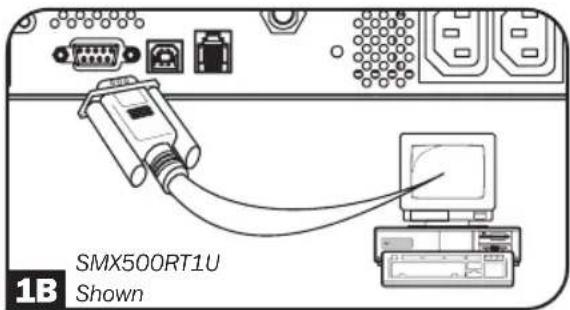 Tripp Lite SMX500RT1U - USB and RS-232 Serial Communications - 2