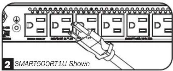 Tripp Lite SMX500RT1U - Turn the UPS ON. - 2
