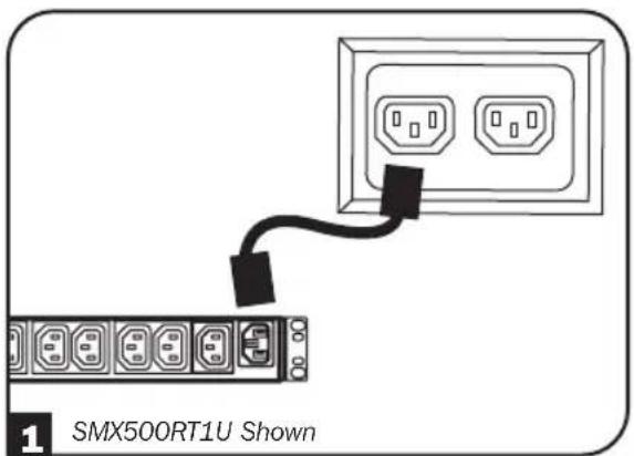 Tripp Lite SMX500RT1U - Plug the UPS into an outlet on a dedicated circuit.\* - 1
