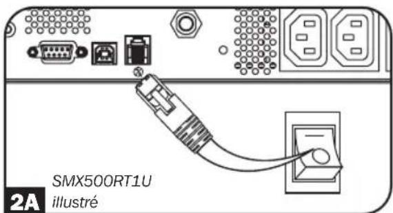 Tripp Lite SMX500RT1U - Connexion du port EPO - 1