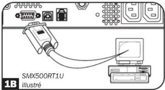 Tripp Lite SMX500RT1U - En série USB et rs-232 communications - 2