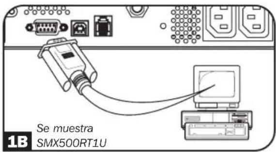 Tripp Lite SMX500RT1U - USB y Serial RS-232 Comunicaciones - 2
