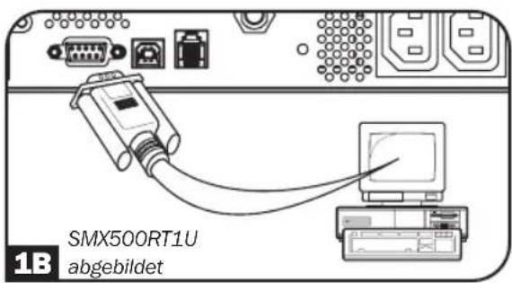 Tripp Lite SMX500RT1U - RS-232 -Kommunikation - 2