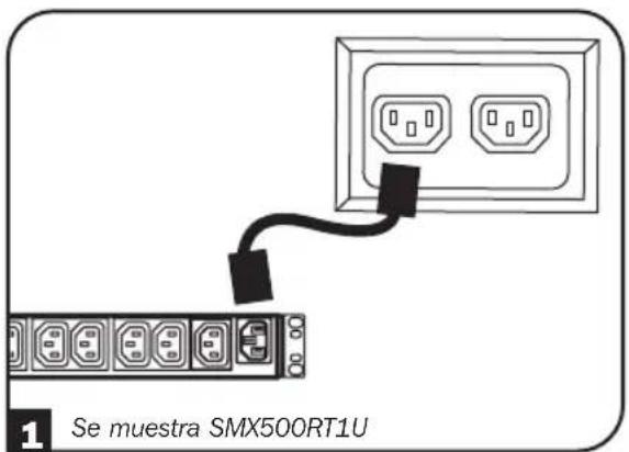 Tripp Lite SMX500RT1U - Enchufe el UPS en un tomacorriente en un circuito dedicado.\* - 1