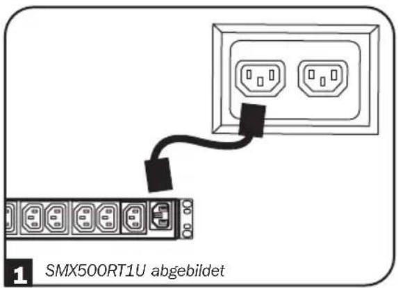 Tripp Lite SMX500RT1U - Schließen Sie die USV an eine Steckdose in einem dedizierten Stromkreis an.\* - 1