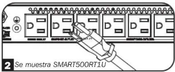 Tripp Lite SMX500RT1U - Encienda el UPS. - 2