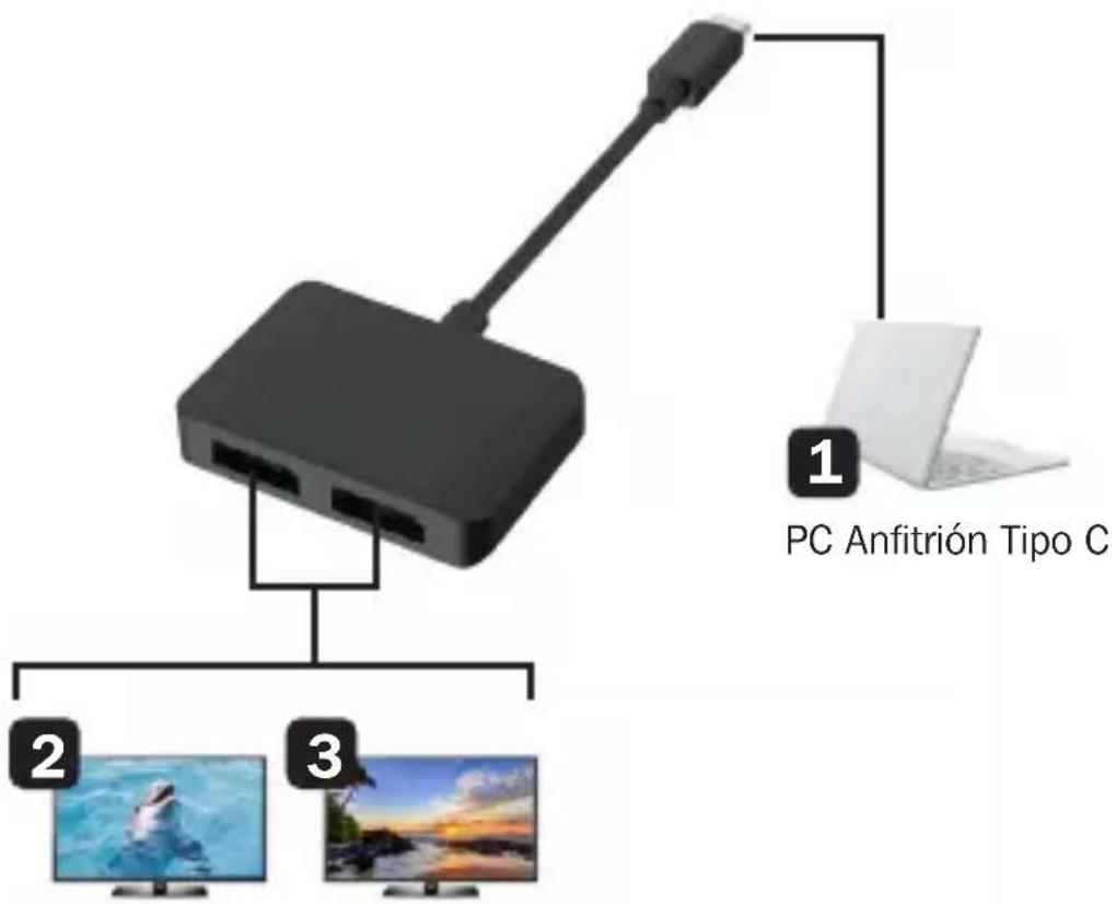 Tripp Lite U4442DPMST4K6 - Diagrama de Conexión - 1