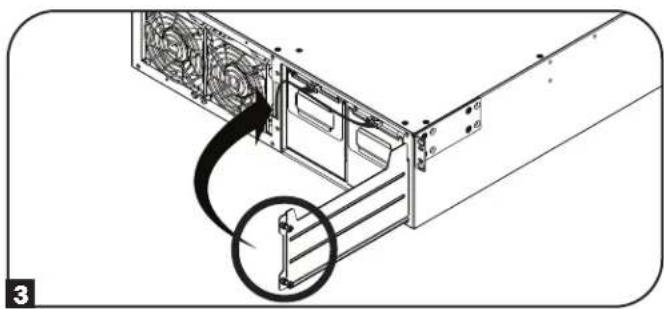Tripp Lite RBC583US - Onduleur - installation des batteries internes de la cartouche de batteries de rechange - 3