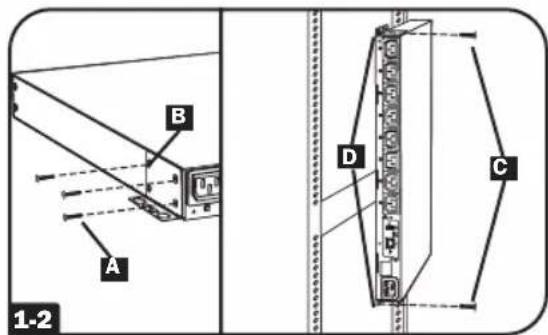 A B C D 1-2