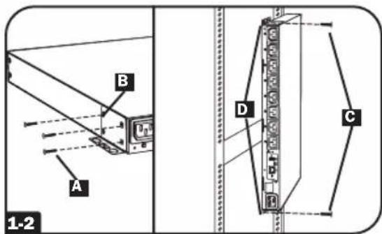 A B 1-2 D C