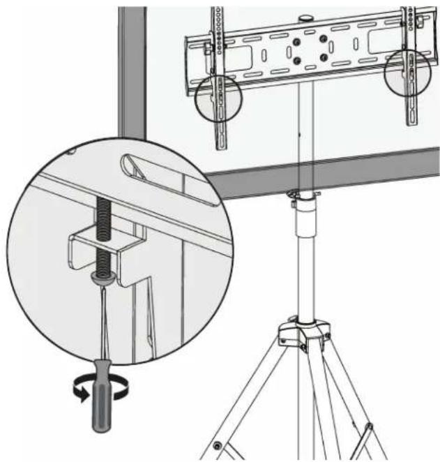 Tripp Lite DMPDS3770TRIC - Securing the Display to the Tripod - 2