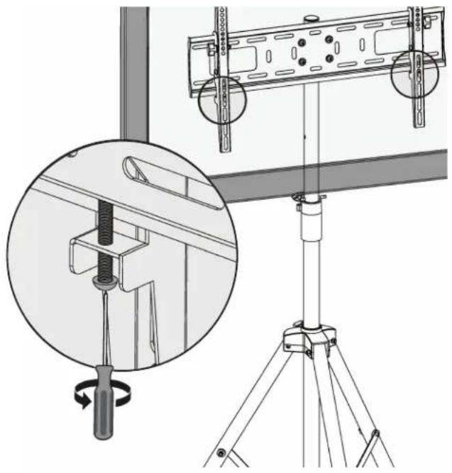 Tripp Lite DMPDS3770TRIC - Befestigen des Bildschirms am Stativ - 2