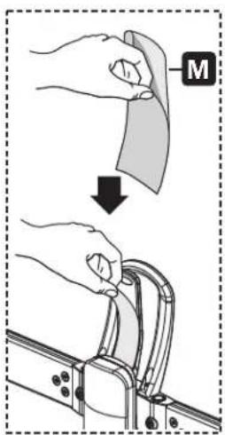 Tripp Lite DDV1732AM - Mounting a Display and Applying Antimicrobial Tape to the Handle - 5