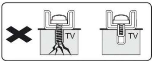 Tripp Lite DMPDS5570S - Colocacion de los Soportes en la Pantalla - 2