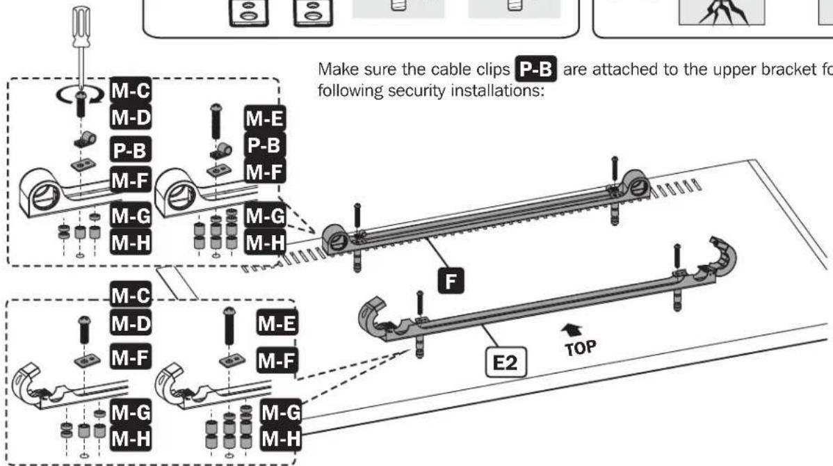 Tripp Lite DMPDS5570S - Attaching the Brackets to the Display - 6