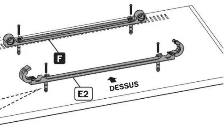 Tripp Lite DMPDS5570S - Fixation des supports à l'écran - 7