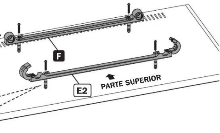 Tripp Lite DMPDS5570S - Colocacion de los Soportes en la Pantalla - 7